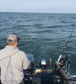 Fishing in Lake Ontario